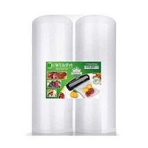 WVacFre 2Pack11X50 Vacuum Sealer Freezer Bags with Commercial Grade BPA Free Heavy Duty Great for Fo, 2 Pack 11x50