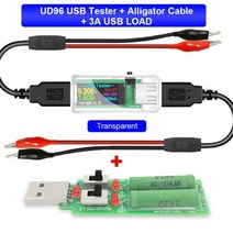 13 in 1 USB 테스터 DC 디지털 전압계 Amperimetro 전압 전류 측정기 전류계 감지기 전원 은행 충전기 표시기, 협동사, 투명 3A 케이블