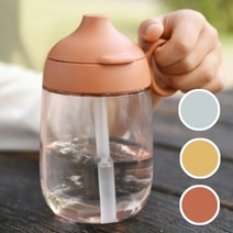 킨토 본보 스트로우 머그 260ml 유아 빨대컵 3색상, 블루그레이