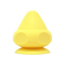 장요근마사지 허리 스트레칭 마사지기 실리콘 마사지 콘 고체 흡착 볼 흉부 척추 등 견갑골 발 요가 근육, 06 YELLOW