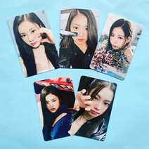 아이돌 Koean 스타 르세라핌 앨범 FERALESS Photocard LOMO 카드 Garam ChaeWon Kazuha 5 피스, [05] OSS24121KP5