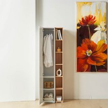 Sunshine 깊은옷수납장 수납함 보조옷장 사무실 드레스장 옷보관함 500, 오크