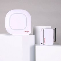 [링고벨] 무선 차임벨 LED 배터리타입 수신기 동작감지 도어센서벨 음성안내 경보기, GDS-200C+GSR-302C
