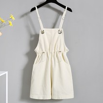 라오농 여성 여름 바지 느슨한 스트레이트 와이드 레그 점프 슈트 반바지 DFW06X