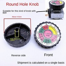 타이머 캔들 워머 세트 스탠드 전기 압력 밥솥 타이머 오븐 벨 기계 DKJ-Y 30/60/90 분, 12 round hole knob