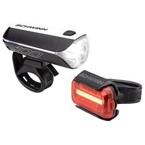 스윈 Schwinn LED 자전거 라이트 헤드라이트 및 후미등 USB 충전식 300L 조명 세트 [미국 직배송], Usb Rechargeable_426 Foot Beam, 426 Foot Beam Diatance
