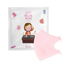 블루본 아이노우 소형 어린이 마스크 핑크 30매