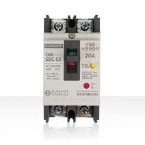 상도 누전차단기 ELB SEC-52 2P 15~50A 산업용 분전반 차단기, 50A