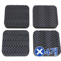 4P 가구 진동방지패드x4개 세탁기진동방지패드 방진판 건조기받침/진동방지/가구수평/진동패드/진동방지패드/실외기받침/방진고무판/세탁기받침패드/가구수평맞추기/방음고무판, 1