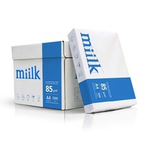 한국제지 밀크복사지 A4 85g (500매)x5팩, 본상품선택