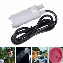 코번트 캠핑카 방수 워터 펌프 12V 마이크로 고압 DC 모터홈 태양열 분수 수조 수족관 플라스틱 카라반 액세서리, [01] as pic