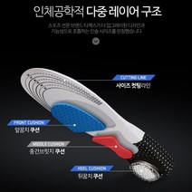 189 전투화1+1 군화 부주상골 깔창 기능성 운동화 군대깔창 아치 평발 족적근막교정 실리콘 행군, 그레이(225-250)1+1