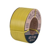 밴딩끈 PP자동밴드 15mm 1T 포장 노끈 수동 자동 국산 8KG 바인더 노랑 밴딩기, 자동밴드 15mm 1개, 1개