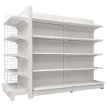 하이퍼곤도라 약국 매장 진열대 슈퍼 마트 편의점, 상세이페이지 참고, 양면 그레이 서브프레임 120x80x135cm