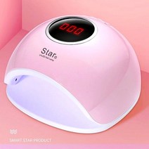 제이피샵 젤 네일 램프 손 건조기 led uv 기계 추천 휴대용 파츠 글루 샵 드라이, 2개, 핑크+어텝터미포함