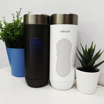 에어텀 국산 UV-C LED 차량용 공기청정기 공기살균 정화 멀티, 쥬니온에어텀 블랙