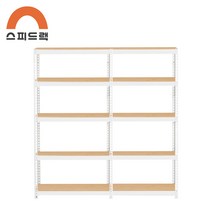 스피드랙 조립식 창고 대형 앵글 철제선반 1700 x 400 x 1950 5단, A형 1100+600, 화이트