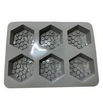 리브레캔들 비누 만들기 재료 석고방향제 실리콘몰드 비누틀 - 벌집6구몰드