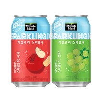 미닛메이드 스파클링 350ml x 24캔 청포도 사과, 스파클링 청포도 350ml x 24캔