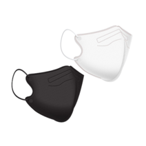 얼굴큰사람 대두 새부리형 세부리형 마스크 kf94 국내산 식약처 허가 대형 50매, 블랙 50매