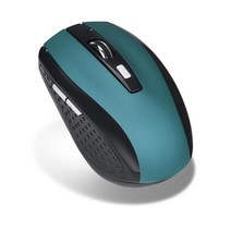 호환 Raton-게임용 마우스 2.4GHz 무선 USB 수신기 프로 게이머 PC 노트북 데스크탑 컴퓨터 18Sep21, 03 Blue, 한개옵션1