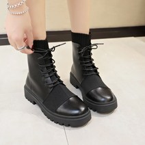 3631 여성 니트 워커 플랫 워커 워커 부츠 부츠 여성 부츠 앵클 부츠 앵글부츠 여성 앵글부츠 낮은 굽 스웨이드 부츠