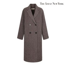더아이잗뉴욕 더아이잗 더블 브레스티드 롱 슬릿 울 코트 ILBP0CT82