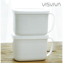 비스비바 루멘 핸디캐니스터 화이트 800ml, 2개