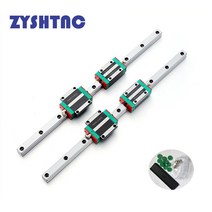 전동커튼레일 자동커튼 HGR15 선형 가이드 레일 모든 길이 4 개 블록 캐리지 HGH15CA /flang HGW15CC CNC