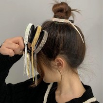 포니테일 큐빅 바나나링 큐빅핀 똥머리핀 큐빅 똥머리 집게 올림머리 원형 큐빅집게 포니테일핀 큐빅헤어핀