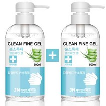제이앤제약 클린파인겔 500ml 손소독제 1+1, 1개
