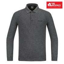 *본사직영* [레드페이스] 남성 핀라인 웜 요꼬 칼라 티셔츠 REWMTSW19210_BK