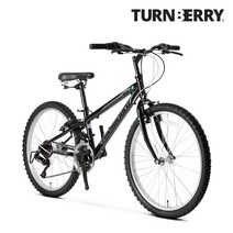 [반짝세일+완조립비 반값] 턴베리 M24 21단 24인치 MTB 자전거 초등학생 어린이자전거 어린이선물, 민트, 미조립