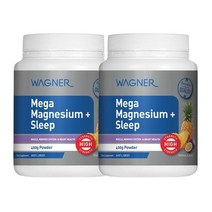 Wagner 와그너 메가 마그네슘 + 수면건강 열대과일 Mega Magnesium + Sleep Tropical 400g, 2개