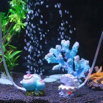 어항 기포 발생기 기포기 산소 공급기 장식 꾸미기 구피 키우기 알비노폴 레드 금붕어, 1개