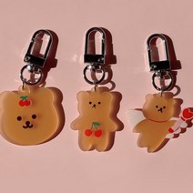 (호환용)달고나 달곰이 에어팟 버즈 키링 키홀더.디작소, 빅베어
