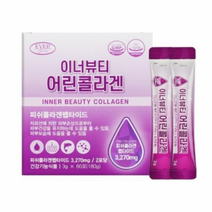 에버그린 이너뷰티 어린콜라겐 3G X 60포 X 4박스 히알루론산 피쉬콜라겐 엘라스틴