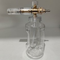 스노우폼 세차 폼렌스 카샴푸 셀프세차 버블폼 거품세차거품 병 투명 눈 랜스 와셔 고압 조절 스프레이 각, 01 foam pot