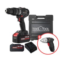 충전식 무선 전동드릴 TNT-MAX20LI 4000mAh, TNT-MAX20LI+HB48N, 1개