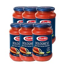 바릴라 볼로네제 파스타 소스 400g Barilla Bolognese Pasta Sauce, 6팩
