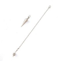 진자운동 쇠구슬 무한동력 모빌 밸런스볼 스윙잉스틱 뉴턴의요람 cone metal pendulum for wicca 골동품 구리 골드 컬러, 은
