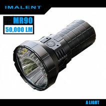 캠핑 Imalent mr90 손전등 50000lm led 전술 자기 방어 조명