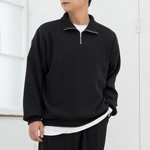 한스 골지 니트 반집업