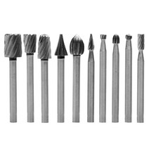 10pcs 로터리 파일 헤드 조각 커터 목재를위한 전기 연삭 연마도
