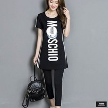 가바바 여성 빅사이즈 트레이닝복세트 5XL 반소매 느낌 주머니도 있는 여름 트레이닝복세트 G46778