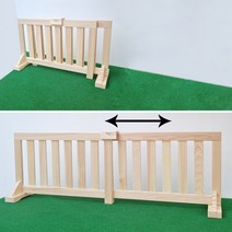 편백나무 원목 애견 애완 안전문 높이 45cm 가로 최대 135cm