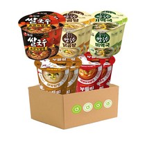 농심 쌀국수 소고기장국 2개+ 후루룩 쌀국수 (닭곰탕+미역국) 2개+누들핏 (떡볶이국물+어묵탕) 2개, 10개