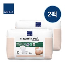 아베나 성인용기저귀 산모패드 대형 14매x2팩, 단품