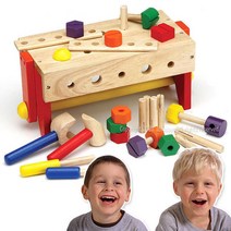 공구놀이 원목 아기 장난감 유아공구놀이 두돌장난감, 본문참조