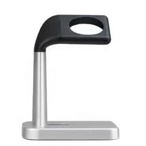Apple Watch 용 알루미늄 충전 도크 7 6 5 4 3 2 1 SE 충전기 스탠드 홀더 iWatch Support Bracket 크래들, Silver